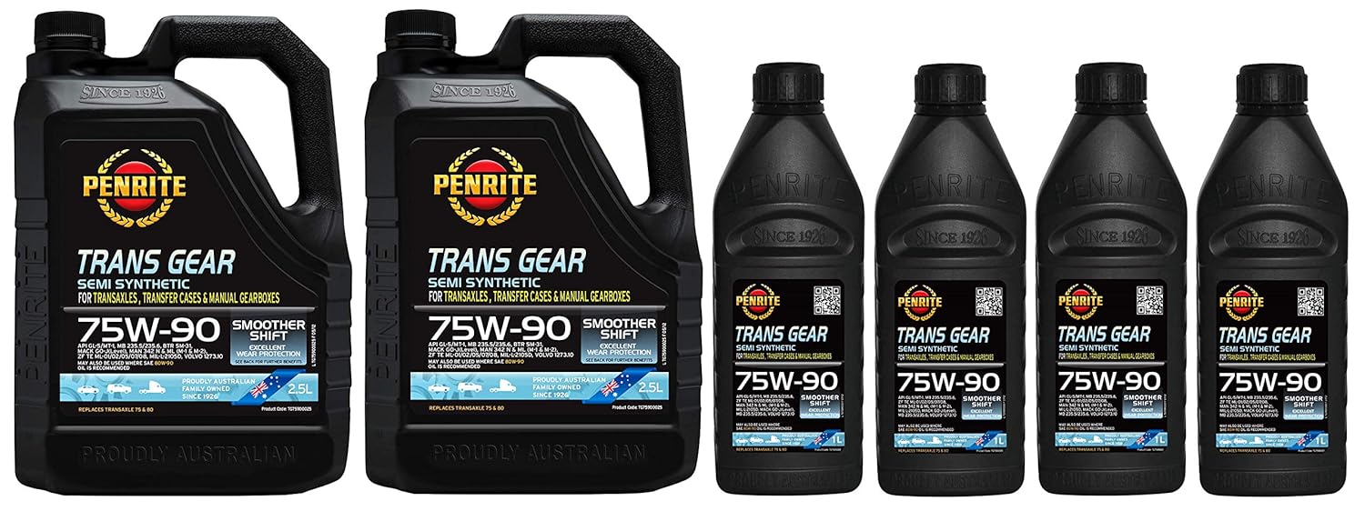 Penrite Trans Gear 75W90 GL5 Semi Synthetic Gear Oil, 9 Litres