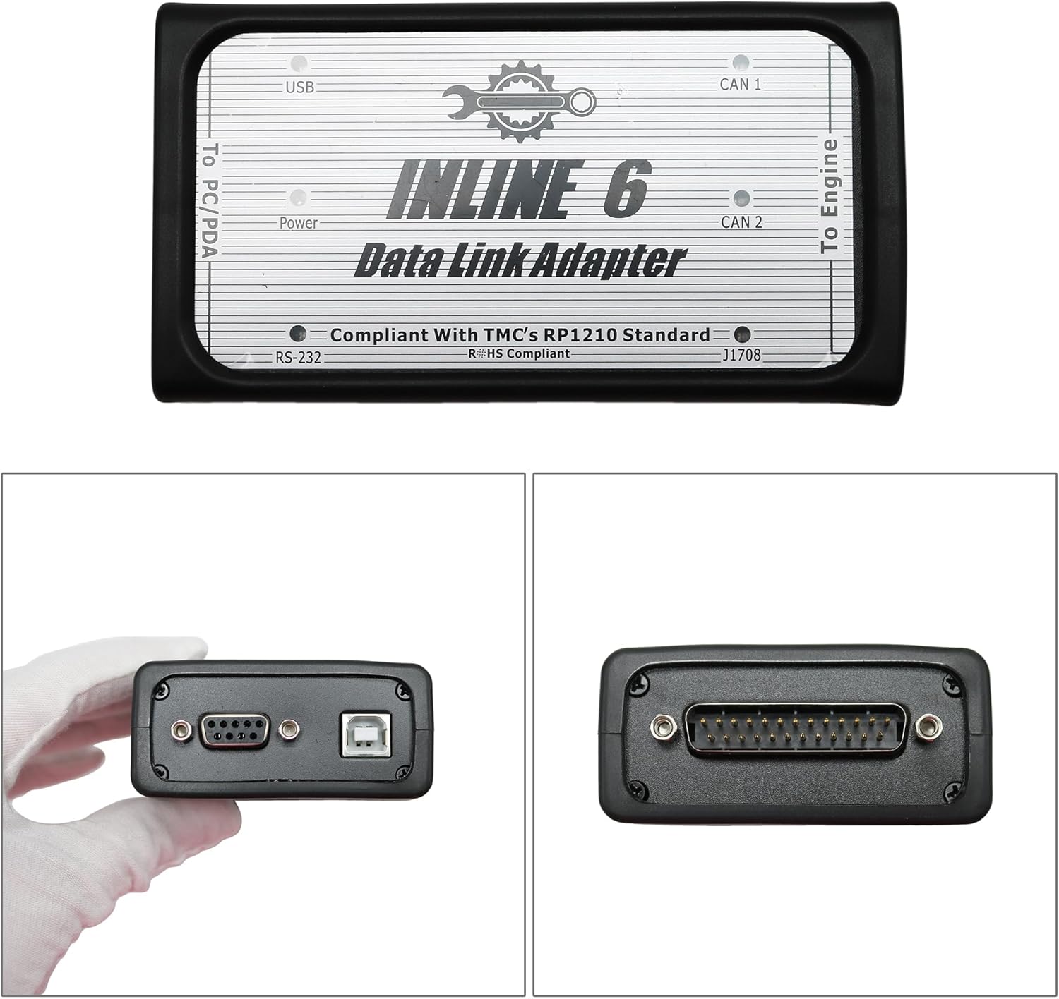 5299899 VROLVA for Cummins Inline 7 Data Link Adapter Truck Diagnostic Tool with Insite v9.0 (Inline6 with Software)