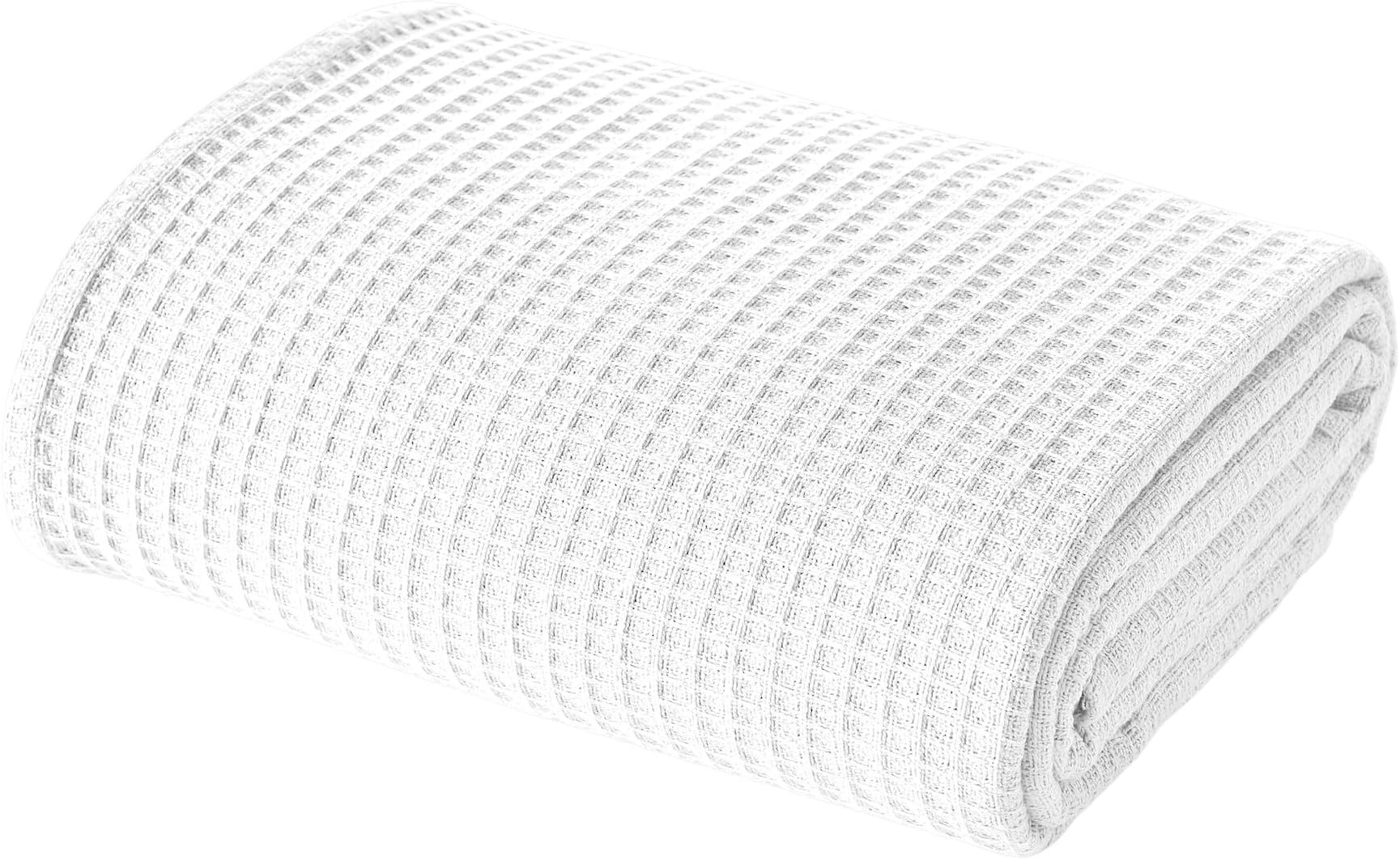 Modern Threads100% Cotton Waffle Thermal Blanket, White, Full/Queen