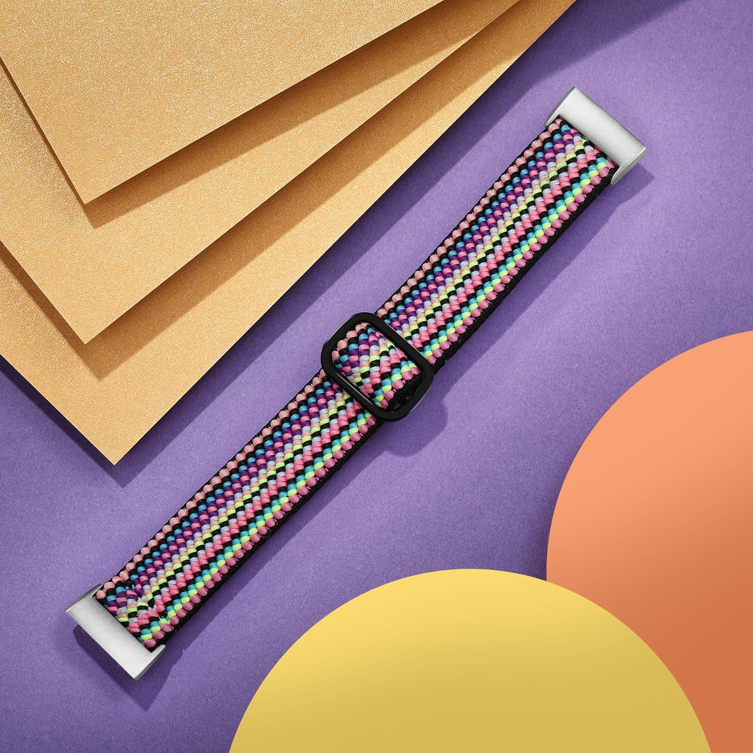Dirrelo Stretchy Strap Compatible with Fitbit Charge 3 Band/Fitbit Charge 4 Belt - Image 5