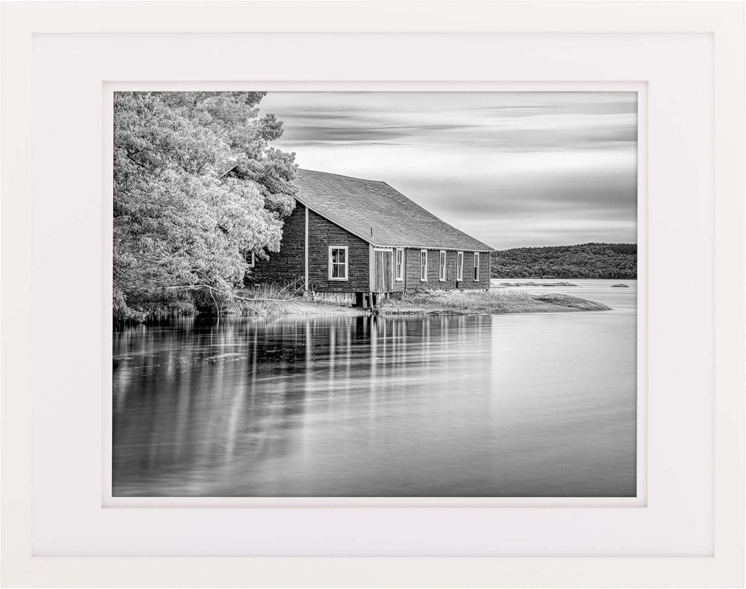 Gallery Solutions - 14"x18" White Frame - Double White Mat - Wall/Tabletop Display - Perfect Fit for 11"x14" Photos - Versatile Mounting Options - Rectangular Tabletop - Poster Frame White/White 14x18 Matted To 11x14