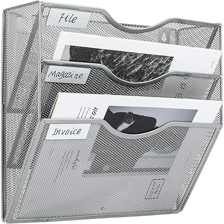 EasyPAG 6 Pockets Mesh Wall File Holder Hanging File Folder Organizer - View #8