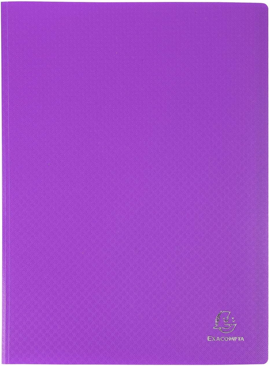 Exacompta, Ref 8866E, Semi-Rigid PP Display Book, Suitable for A4 Documents, Wipeable Cover, 500 Micron Polypropylene - Image 4