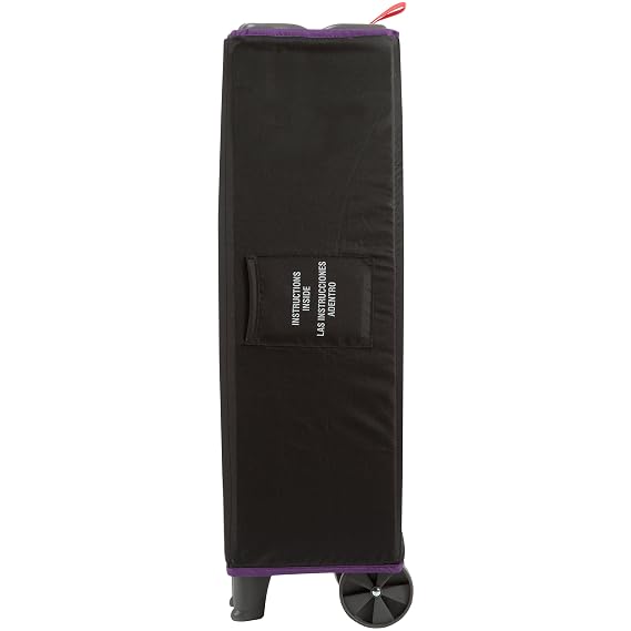 Cosco Funsport Compact Portable Playard, Lightweight, Easy Set up, Foldable Baby Playpen with Carry Bag, Butterfly Twirl