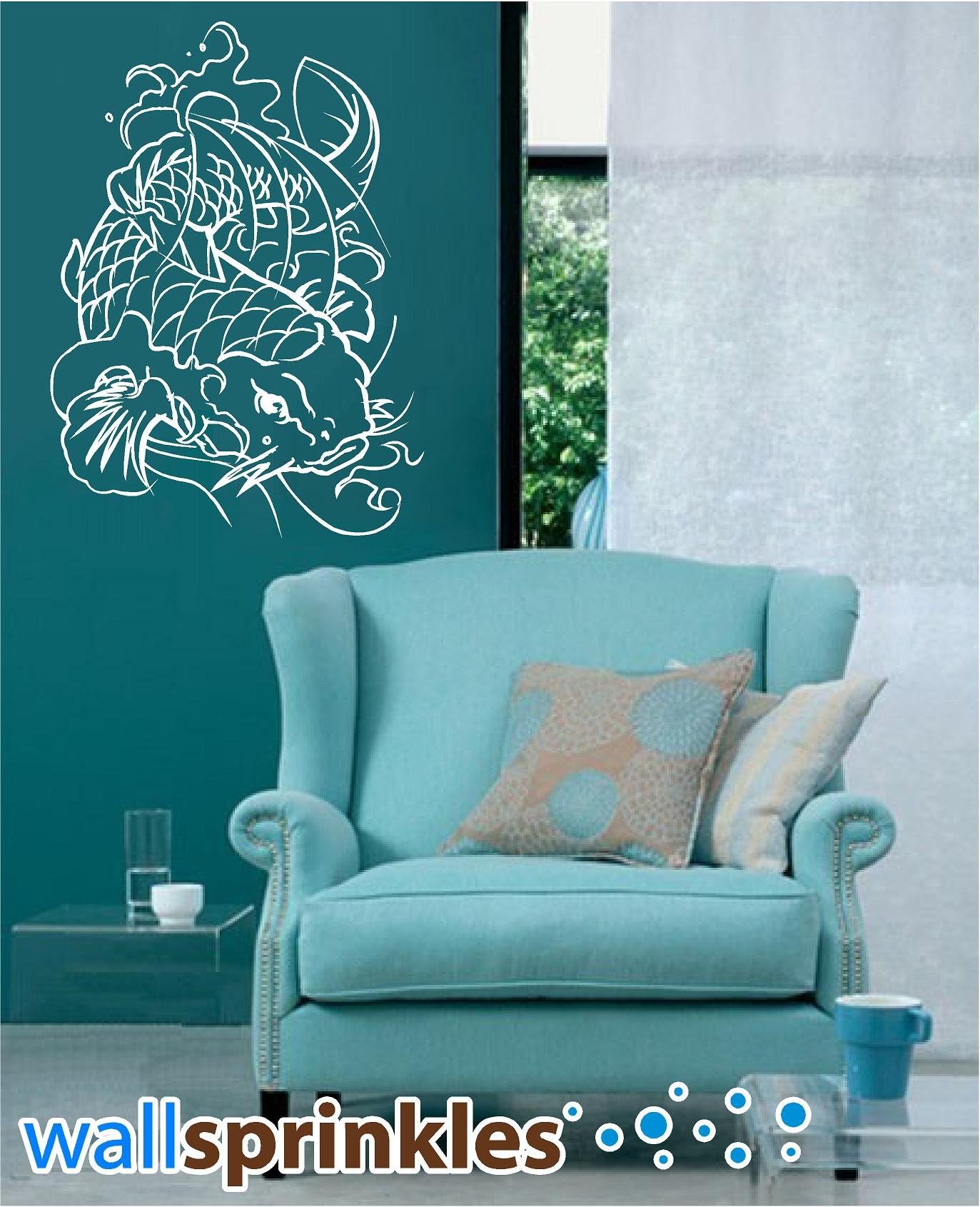 Japanese Koi Fish - Vinyl Wall Art Decal Stickers Decor Graphics
