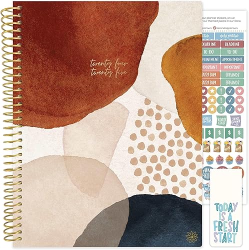 bloom daily planners Agenda de año académico 2024-2025 (8.5 x 11 pulgadas) (julio de 2024 a julio de 2024)  Organizador semanal y mensual con