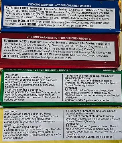 Miniatura 9 de Gotas rellenas de miel Honees,- 9 pastillas para la garganta (paquete de 3)
