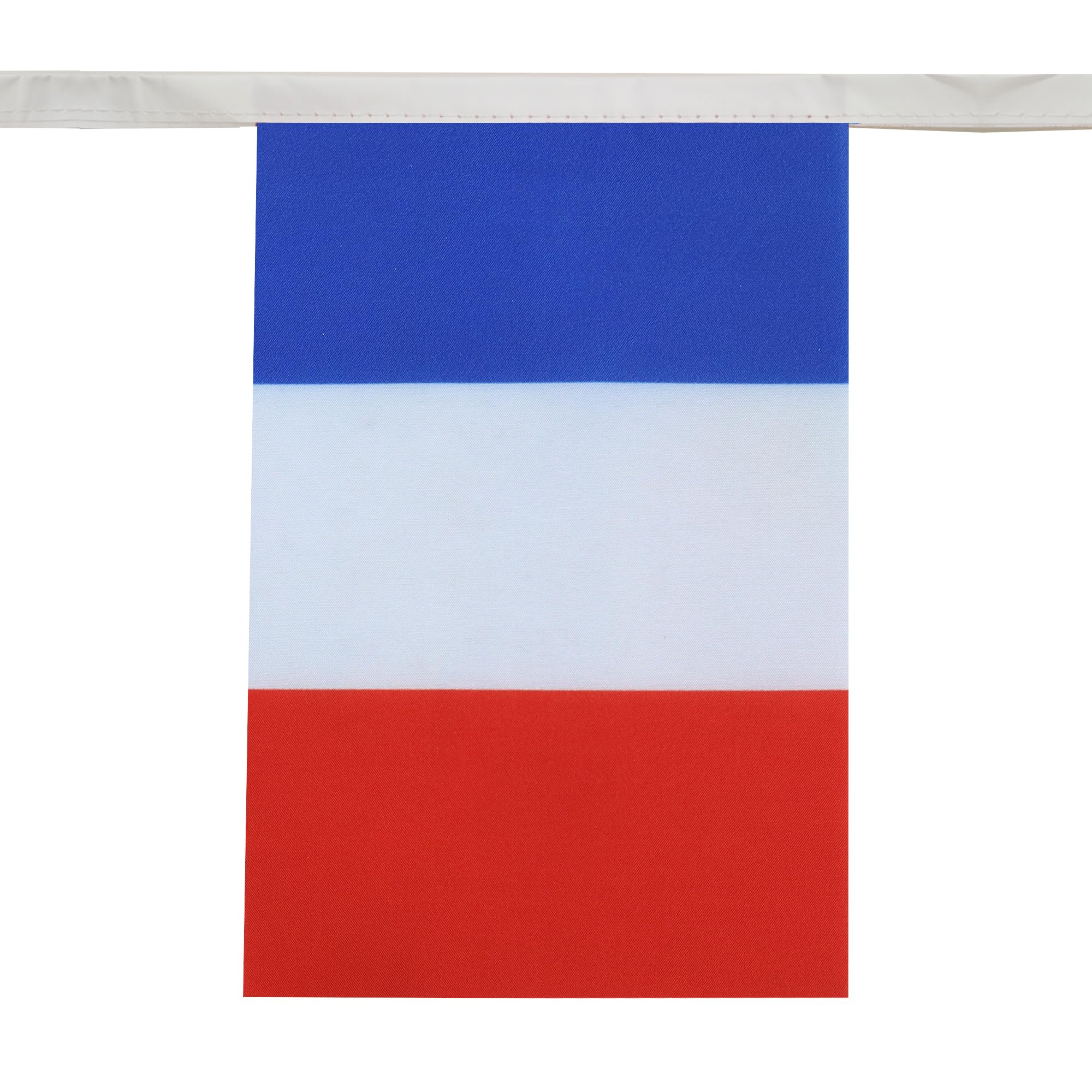 Guirlande Drapeaux France AZ FLAG - 6m, 20 Fanions 21x14cm - Polyester - Décoration Bleu Blanc Rouge Pour Fêtes