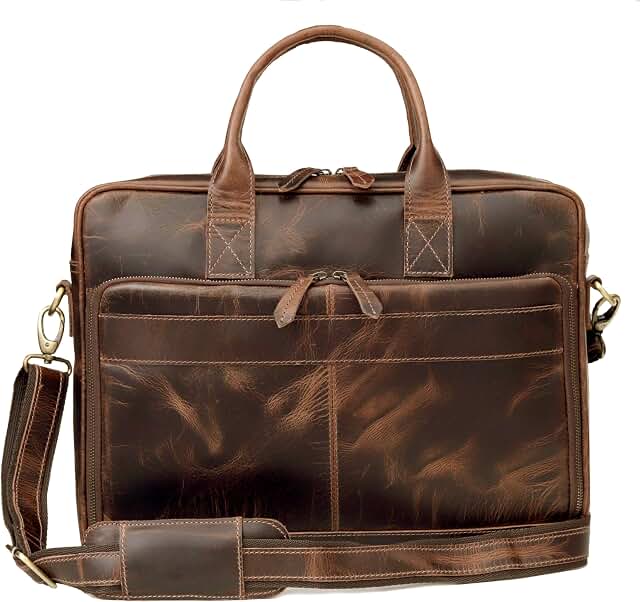 VC Vintage Couture leather briefcase image