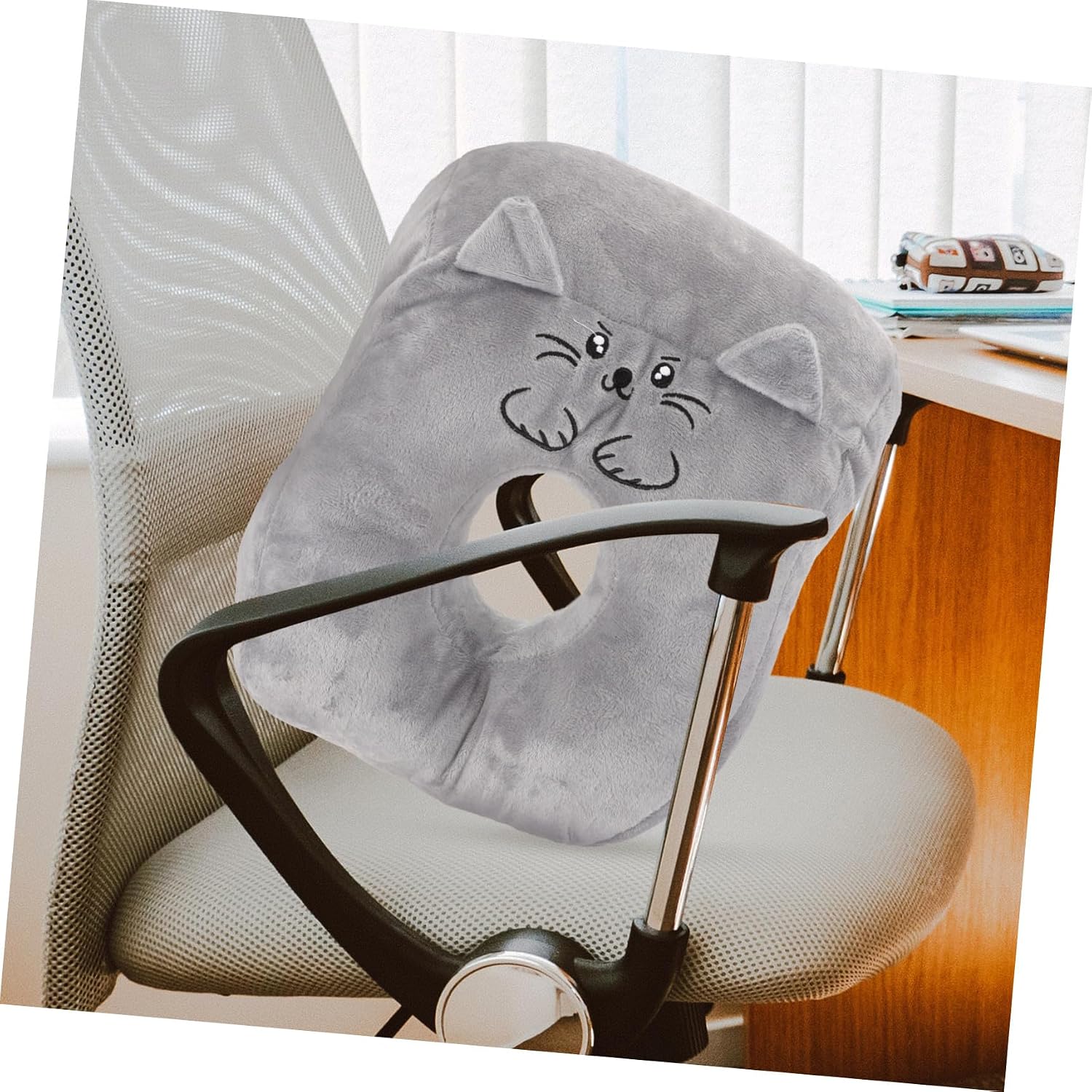 Zerodeko Ergonomic Face Down Nap Pillow for Office Desk and Chair Breathable Support Cushion for Comfortable Sleep Stable Structure with Cartoon Design for Spine and Face Care