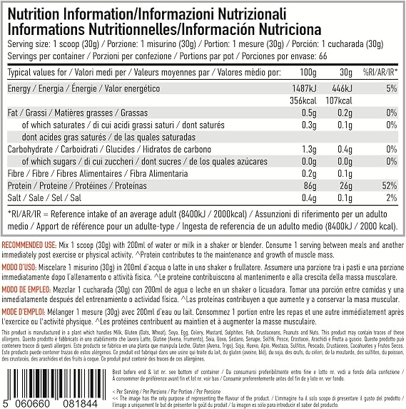 Per4m Isolate Zero Premium Whey Protein Powder | Superior Flavour Ultra Filtered + Amino Acids | Fast Absorbing Zero Sugar Gluten Free Shake for Lean Muscle & Recovery (2kg, White Chocolate)