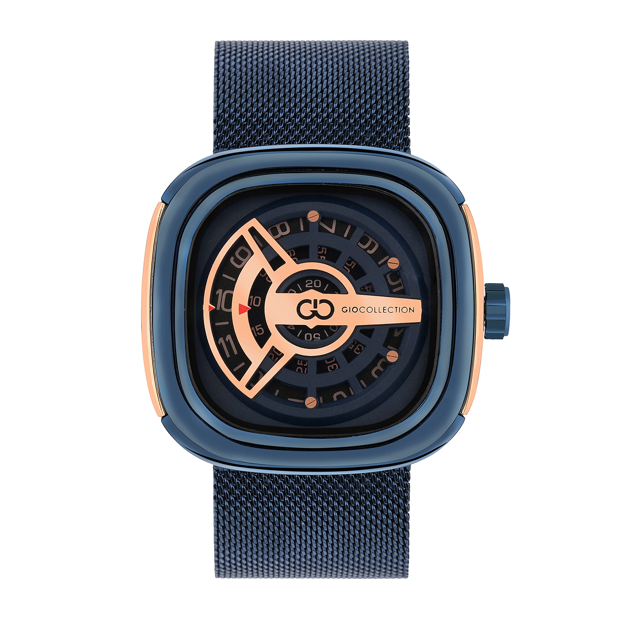 Gio Collection Mens Blue Dial Analogue Watch - G3012-33 (B09244XY6B) Amazon Price History, Amazon Price Tracker