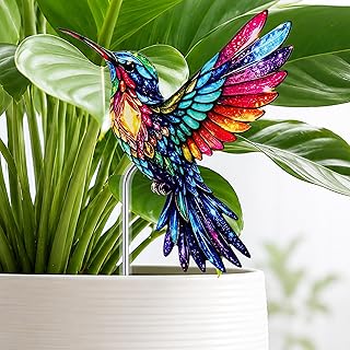 Alcarin Hummingbird Gifts for Women, Hanging Planter for Indoor Outdoor ...