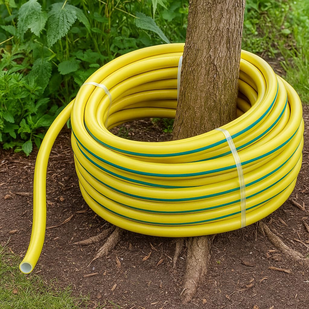Tubo per Irrigazione Giardino 6 Strati (3/4"x 50 Metri) – Flessibile, Resistente, Ideale per Giardinaggio e Irrigazione, Adatto per Uso Esterno, Lemag srl