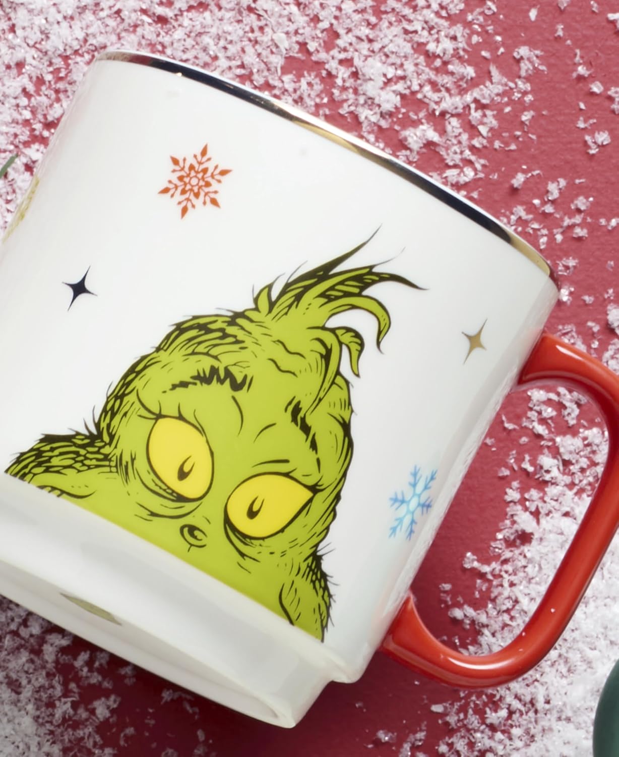 Lenox 898097 Merry Grinchmas Stackable Mugs, Service For 4, Assorted, Christmas, Drinkware Set, Holiday Glasses - Image 5