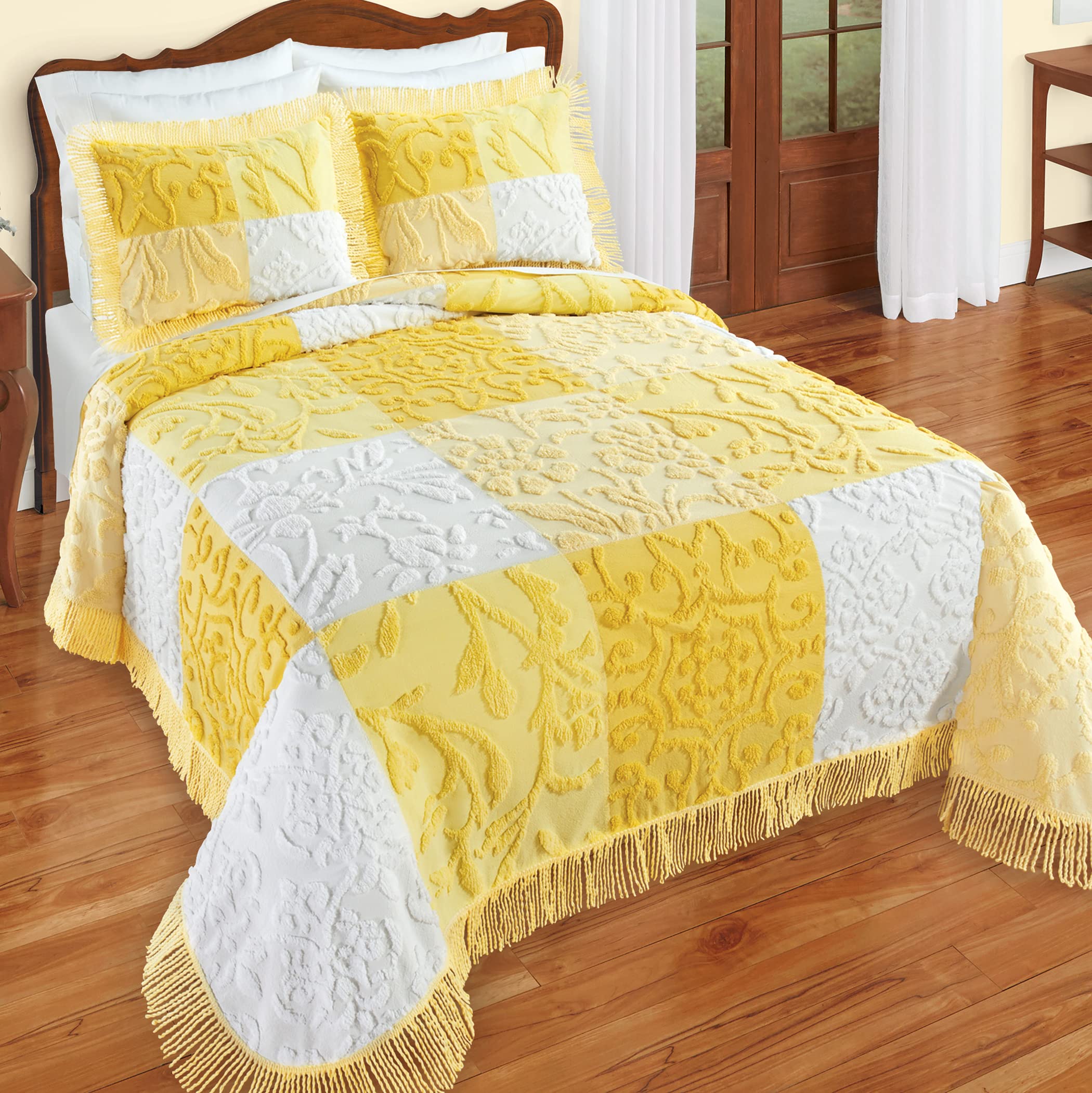 CGG Home Fashions Seersucker Multi Stripe Bedspread Twin
