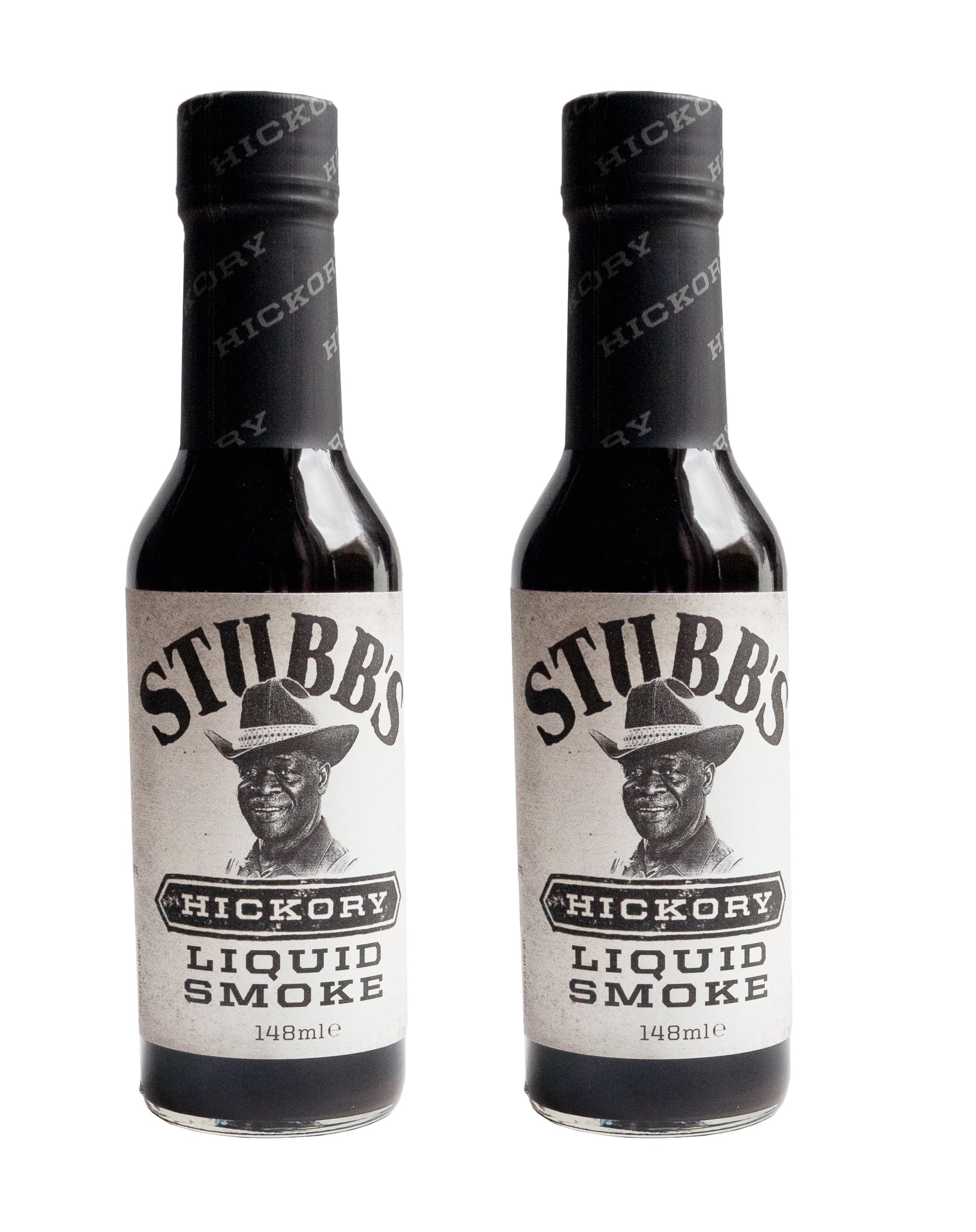 Stubb's Hickory Liquid Smoke Aditivo para salsas con aroma de humo de nogal 2x148 ml