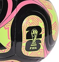 Vista 3 de Copa Mundial de la FIFA 26™ Balón de fútbol Trionda Negro/Limón Lucid/Lucid Pink