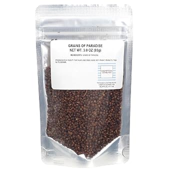 Grains of Paradise, 3 Ounce Resealable Bag, Hampton Distribution