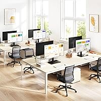 Vista 6 de Soporte VESA para monitor individual para pantallas de 13 a 32 pulgadas, elevador de monitor independiente con rotación de inclinación giratoria