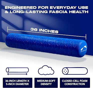 Melt 36-Inch Soft Foam Roller Myofascial Release Physical Therapy