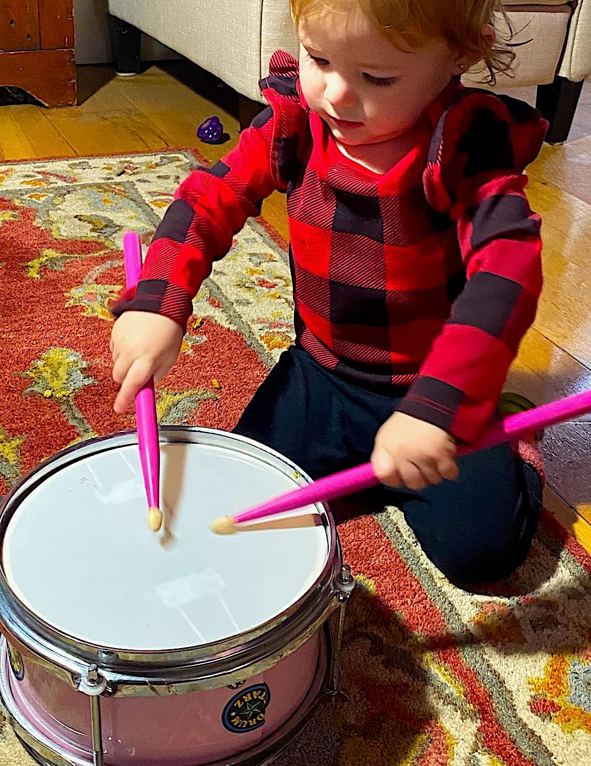 11" Drumsticks for Kids Passion Pink image 4