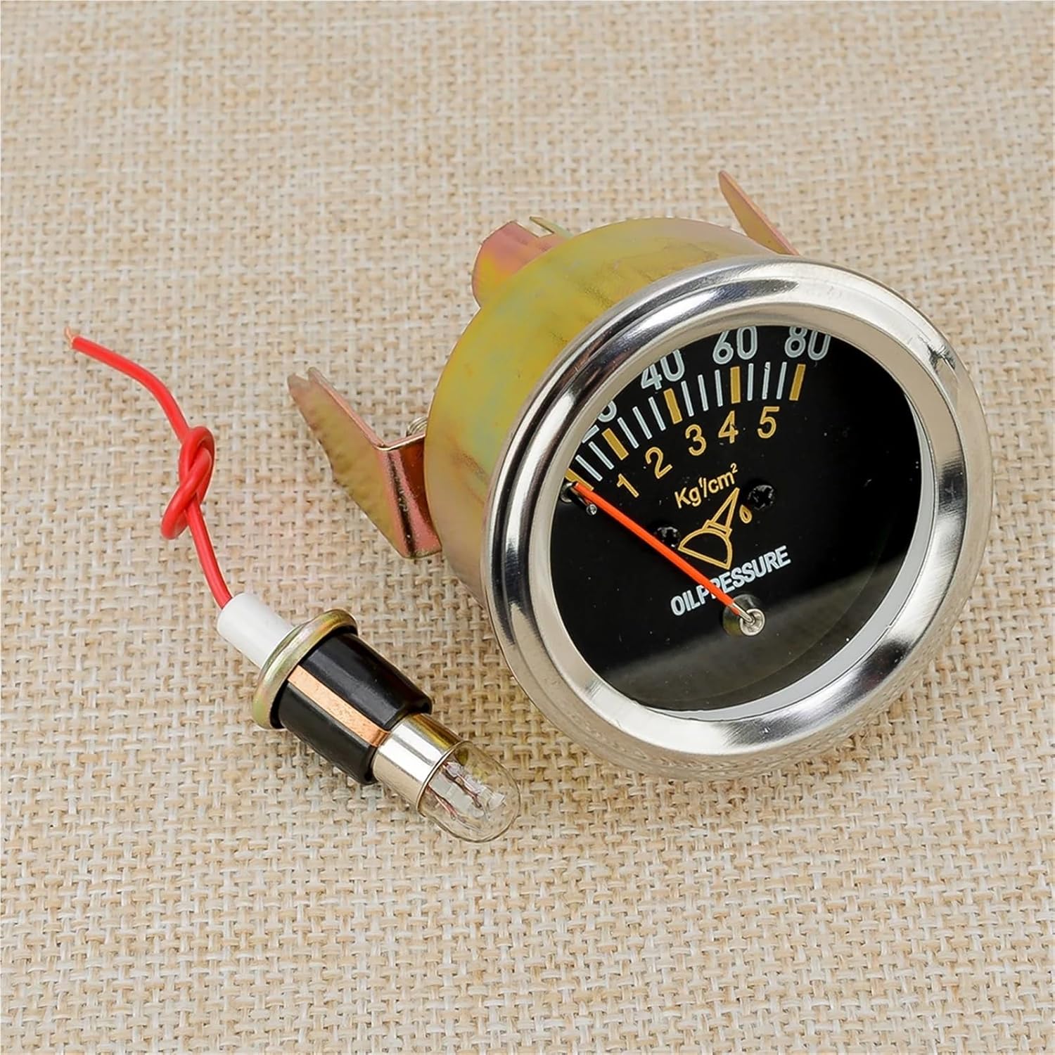 2" 52mm 12V Universal Car Auto Mechanical Oil Pressure Gauge Meter 0-80 PSI