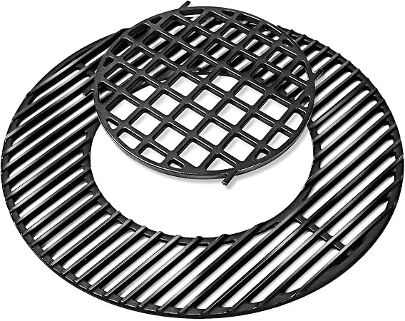 Uniflasy 8835 Cast Iron Grill Grate for Weber 22 and