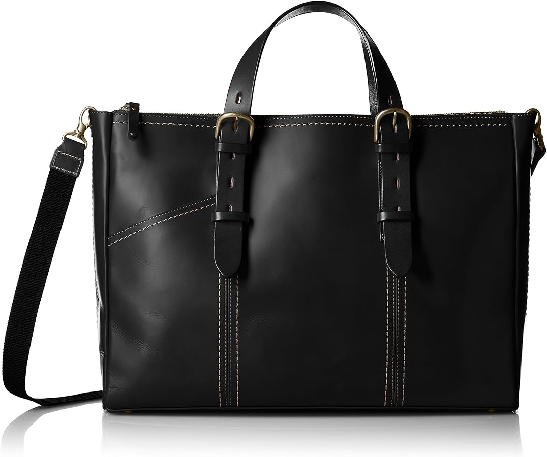 Amazon.co.jp: [バジェックス] オールレザービジネストート 自立型