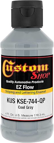 Vista 28 de Custom Shop KSE757-QP Triple Black - Pintura esmaltada EZ Flow a rayas y letras – 4 onzas
