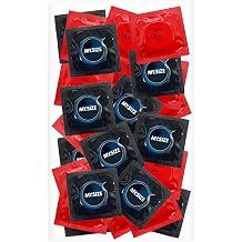 MY.SIZE Condoms 60 mm - Pack of 25 Foil Bags - XXL Preservative with Perfect Fit & Safety - Thin Transparent Dermatologically Tested Skin-Friendly & Comfortable - Size 60 Mysize Condom