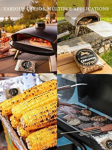 Miniatura 7 de Wiskey - Kit de chips de ahumador, 10 sabores para ahumador de cóctel, virutas de madera, canela, jengibre, manzana, haya, pera, cerezo, roble