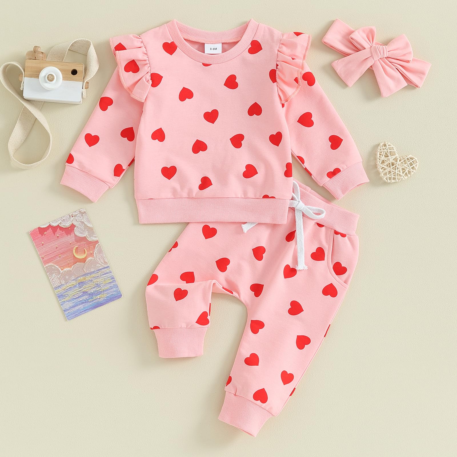 Carter's Baby Girls' 2 Piece Cute & Comfy Set (Baby) - Ivory - Bear - 18 Months