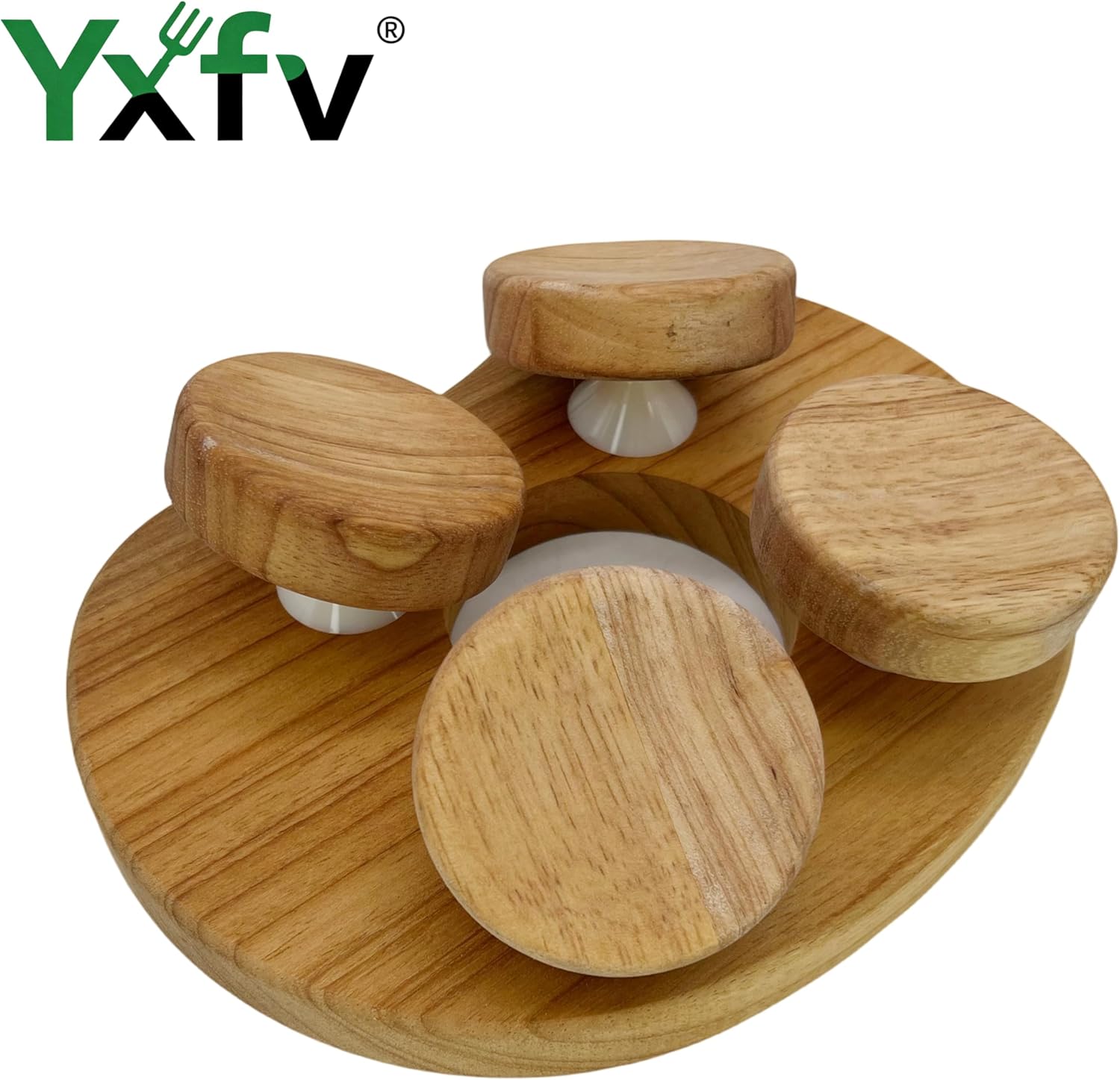 Wooden Sauna Headrest with Rotatable Disc - Ergonomic Sauna Pillow for Neck & Shoulder Pain Relief, Head Support and Relaxation - Natural Pine Wood Sauna Accessory for Home Spa, Gym