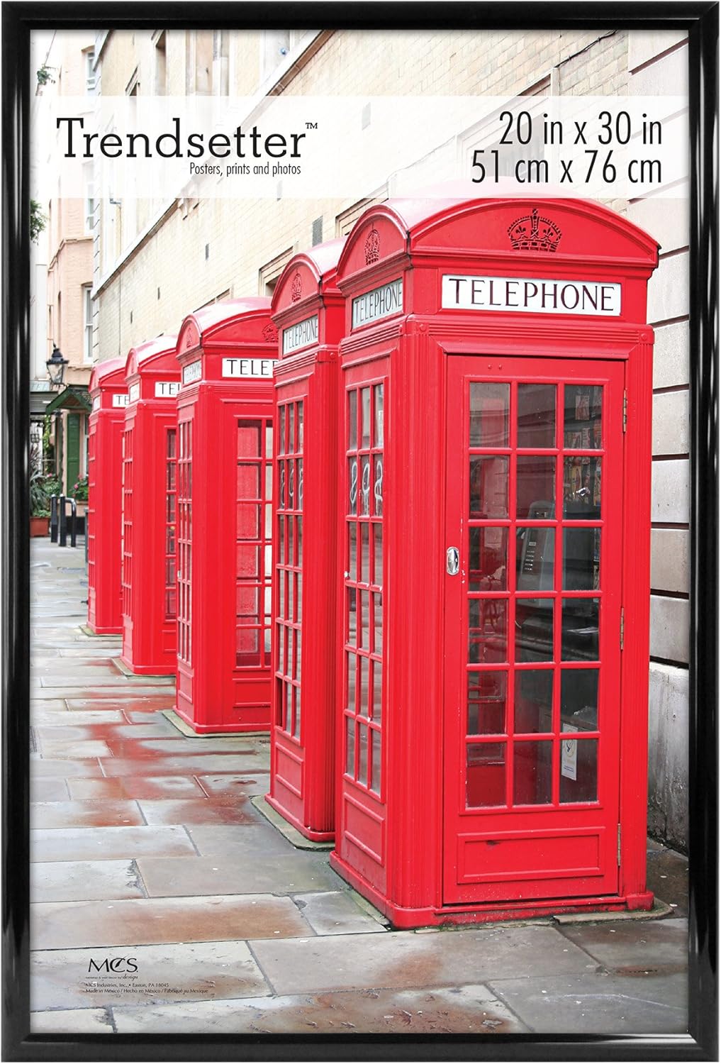 MCS Trendsetter 20x30 Inch Poster Frame, Black (27030)