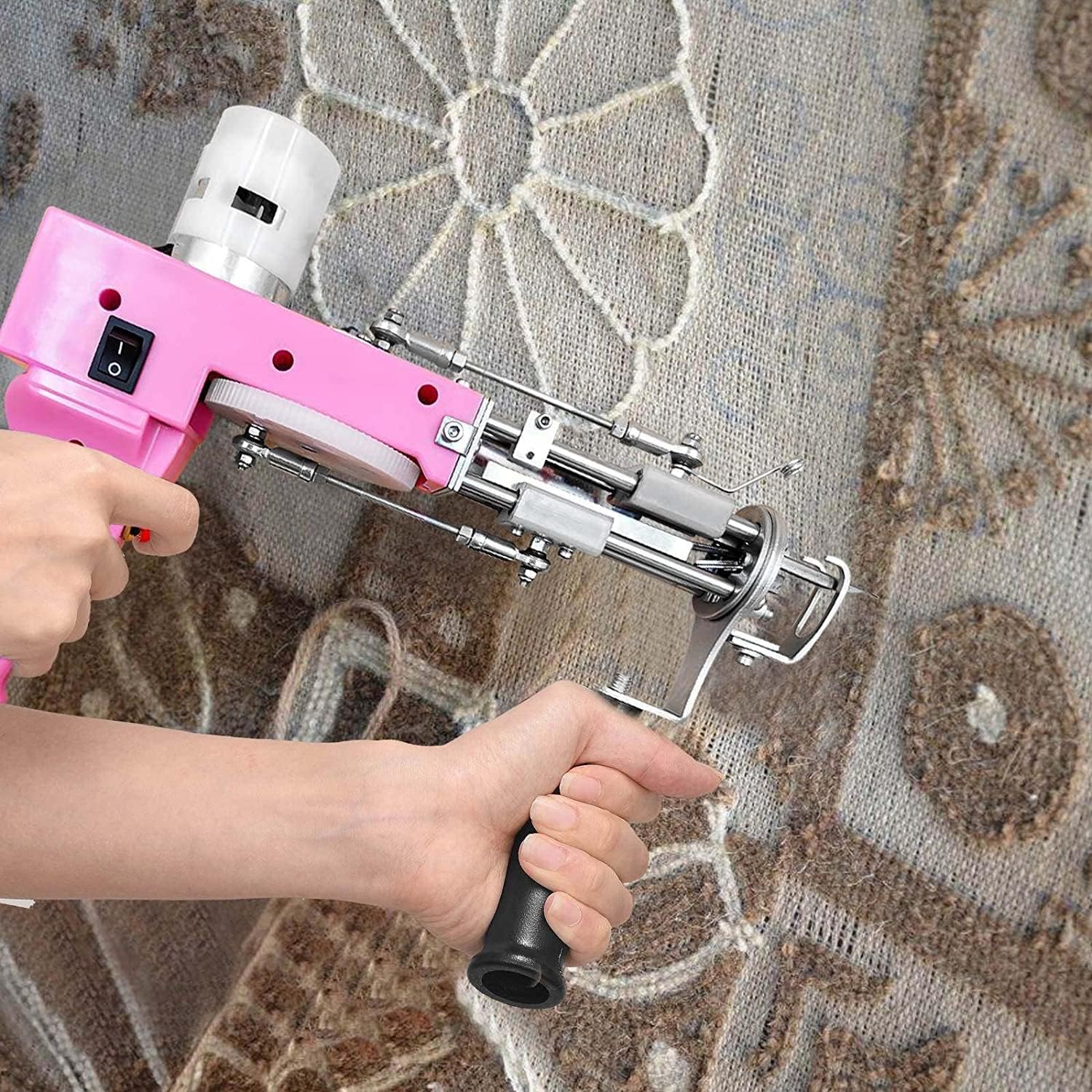 値下げ！電動タフティングガン バリカンセット ラグ作り パンチニードル 値下げ！電動タフティングガン バリカンセット ラグ作り パンチ