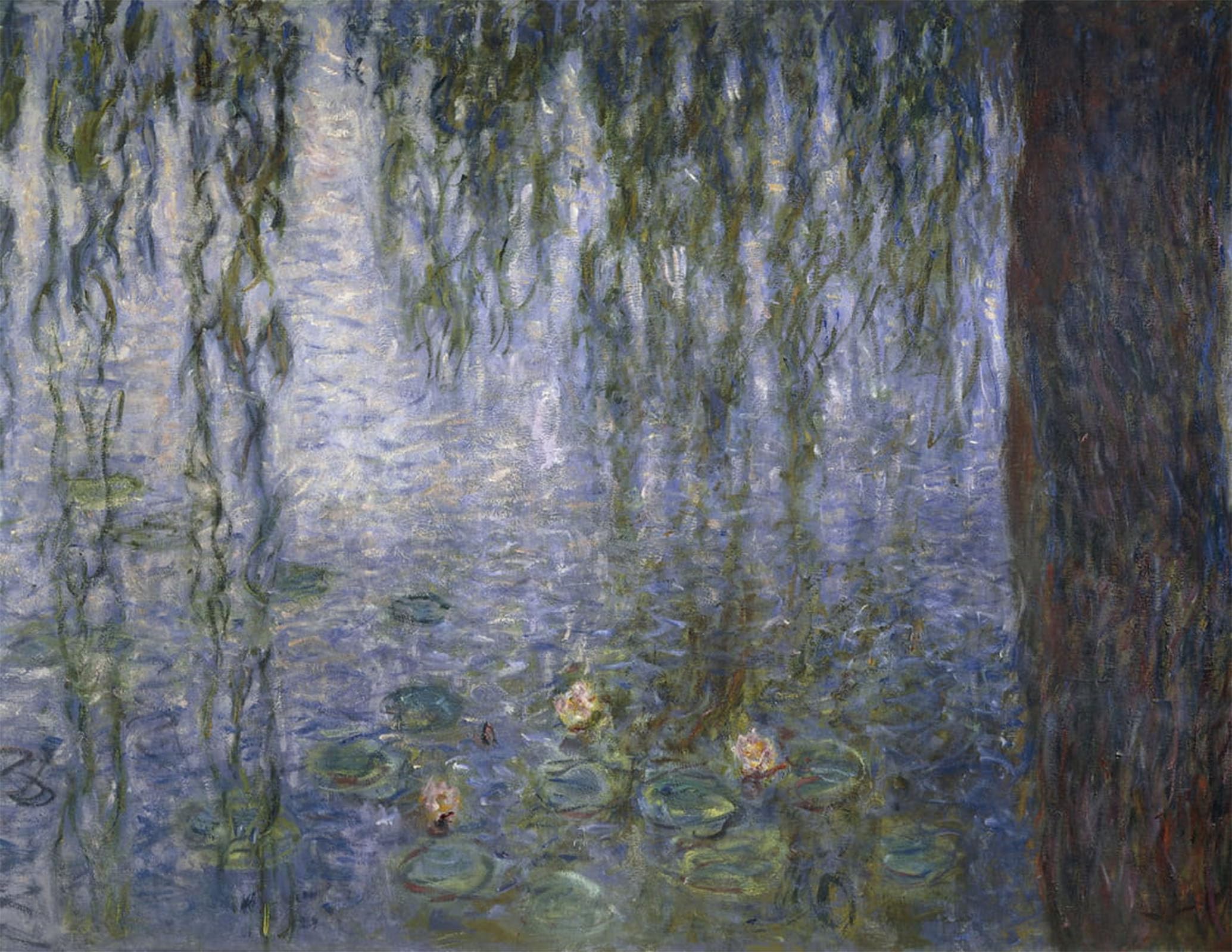 Serendipitp No Frame Vintage Wall Art Canvas Nordic Poster Canvas Print Picture Water Lilies Claude Monet Detail By Claude Monet Wall Art Poster For Home Decor 60X90cm