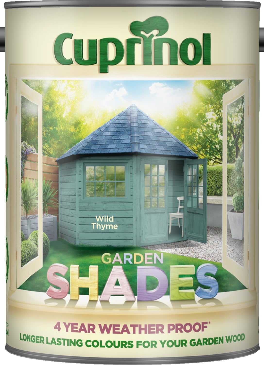 New 2018 Cuprinol Garden Shades Wild Thyme 5L Amazon.co.uk DIY & Tools
