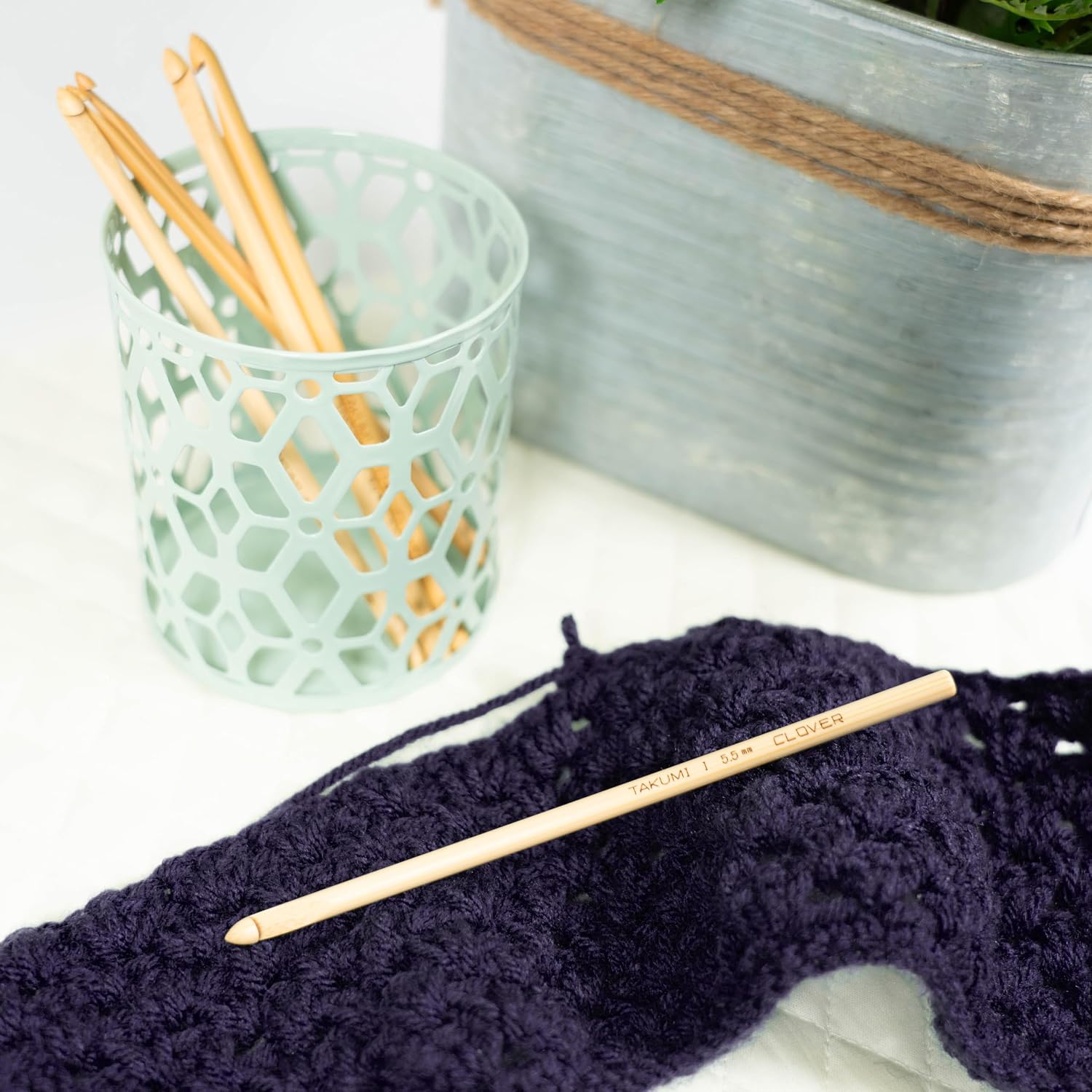 Bamboo Crochet Hook, Takumi, I/5.5 mm
