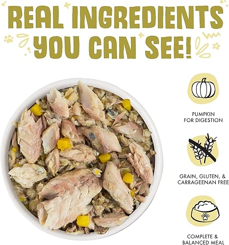 Miniatura 3 de Weruva Meow Luau - Comida clásica para gatos con caballa y calabaza en salsa, lata de 5.5 onzas (paquete de 24)