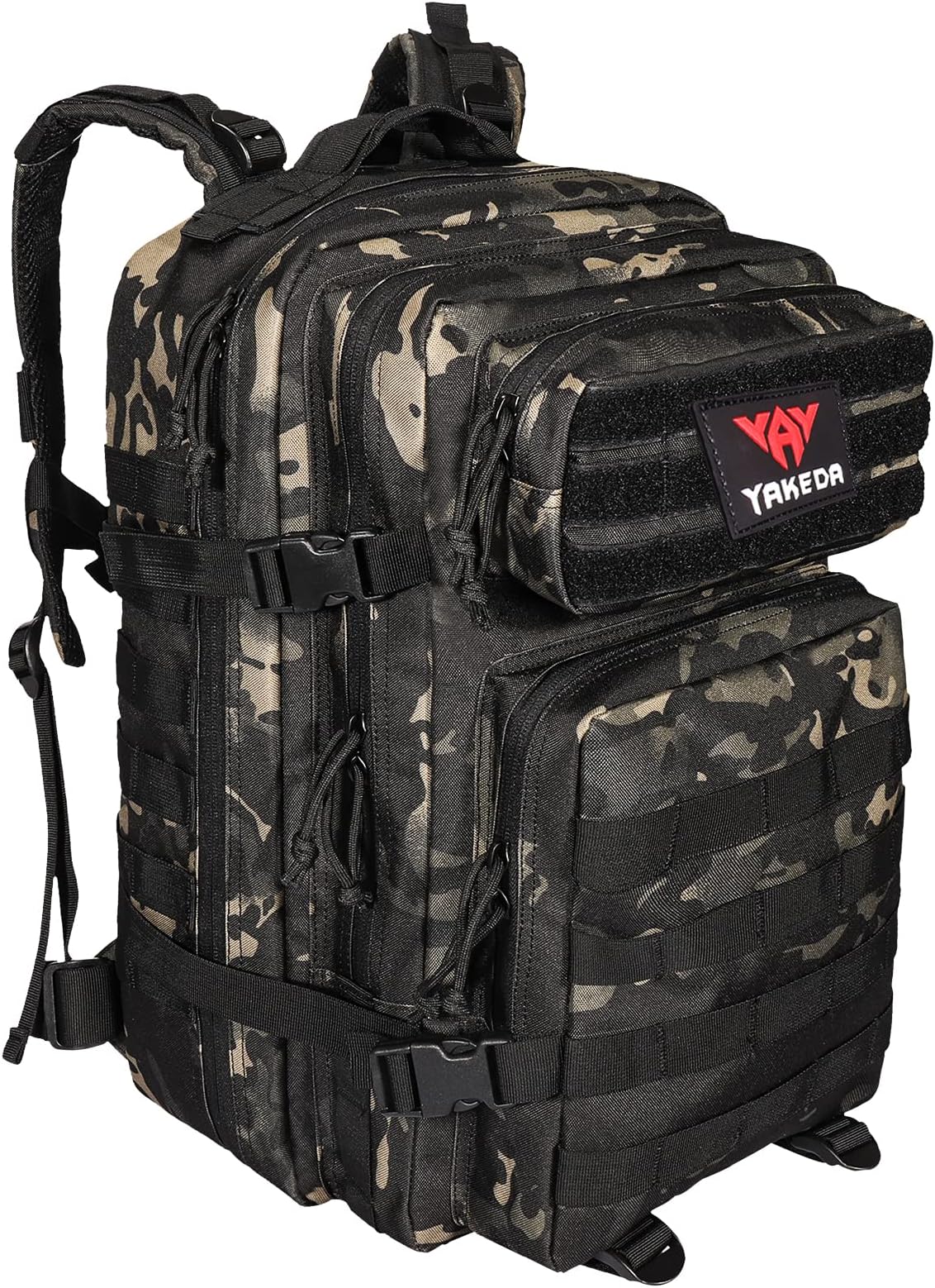 vAv YAKEDATactical Backpack, Large 3 Day MOLLE Assault Pack Backpack Bug out Bag Backpack