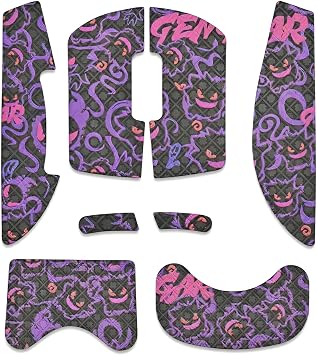 Mouse Grip Tape Compatible with Logitech G Pro Wireless & G Pro X Superlight 2, Anti-Slip Sweat-Absorbent Ultra-Thin Mouse Grip Stickers, Full Coverage Gaming Mouse Grip Purple