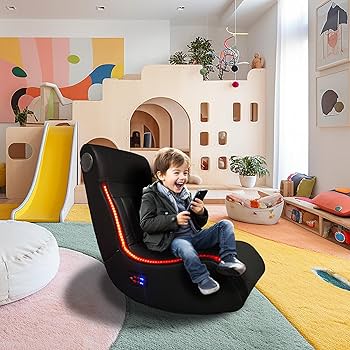 Amazon.com: Foldable Gaming Chair with Onboard Speakers, LED