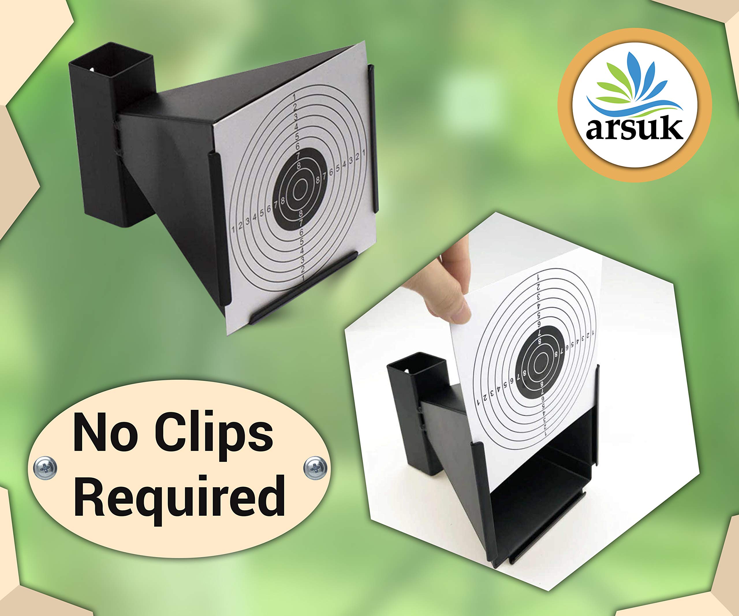 ARSUK Airsoft Swinging Target Freestanding Self Resetting Holder Cone