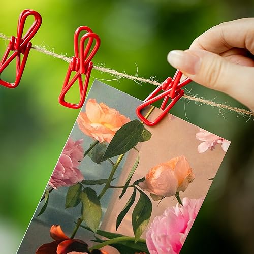 Miniatura 32 de Mr. Pen - Clips para chips, paquete de 18, 2 pulgadas, colores pastel, clips de acero con revestimiento de PVC, clips para bolsas, clip para chips