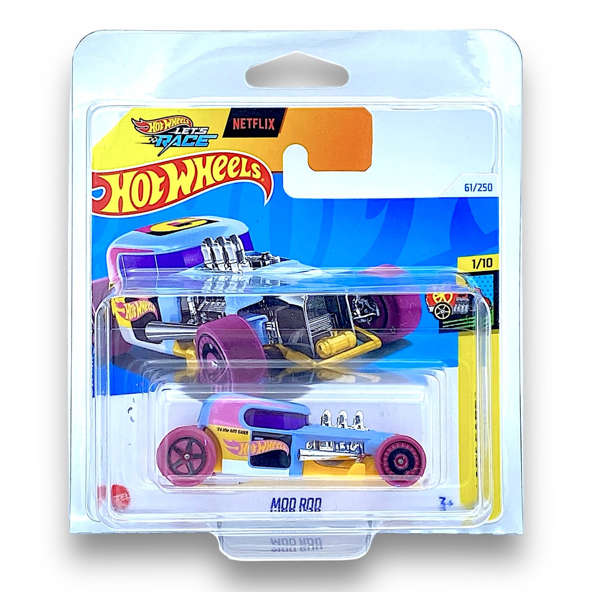 Hot Wheels Mod Rod (Light Blue & Purple Let's Race) 1/10 HW Art