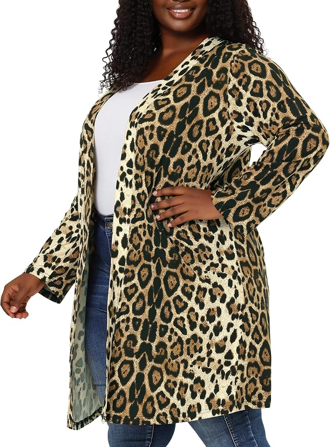 Agnes Orinda Plus Size Cardigans for 