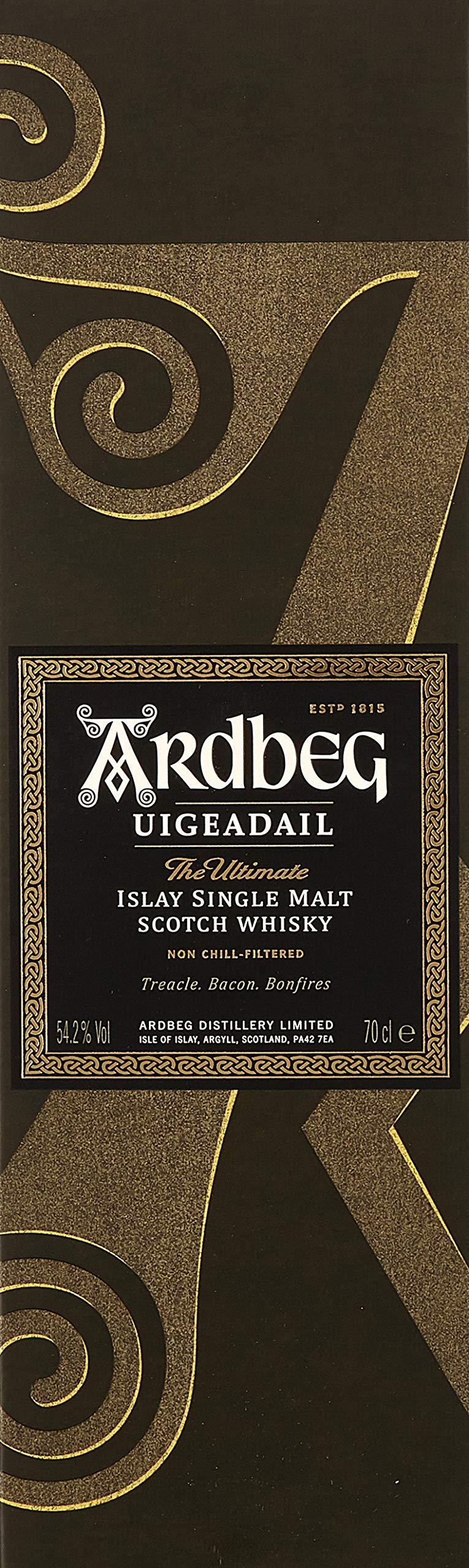 Ardbeg Uigeadail Islay Single Malt Scotch Whisky, 70cl, in Geschenkbox
