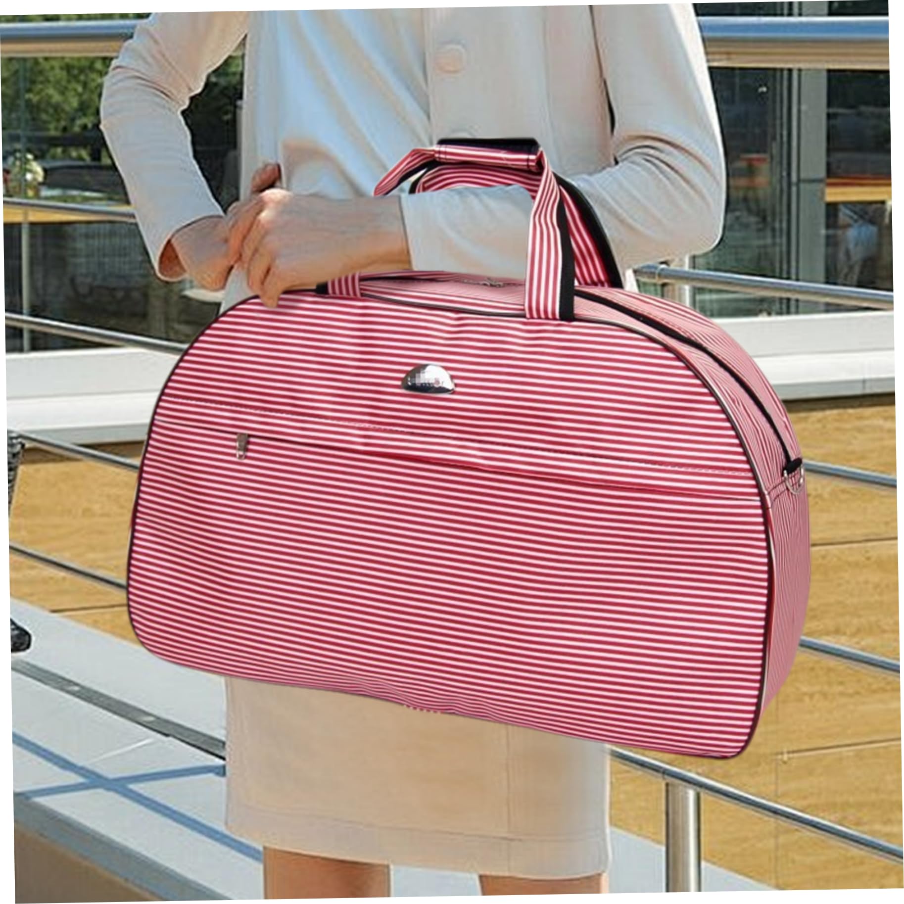 Sac à Duffle Roulant avec Roues de capacité Sac à roulettes Roues moelleuses avec des et Manche de Transport sur Les Sacs Voyage Mode Weekender pour Les Femmes et Les Hommes