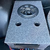 Vista 4 de Flushbay Alfombra gris para cubierta de caja de altavoces, 39.37 x 39.37 pulgadas, tapete de fieltro multiusos resistente a las manchas